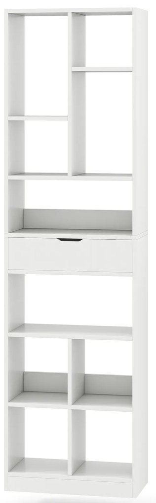 Sapateira 2 em 1 para entrada com 2 kits antitombamento para sala de estar - Branco