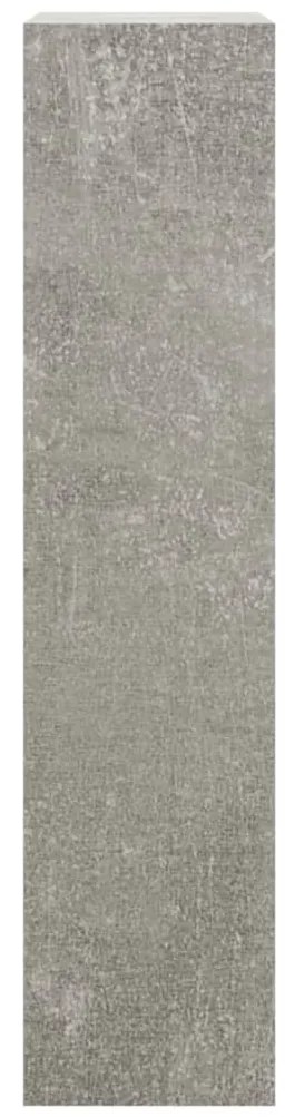 Sapateira 63x24x103 cm derivados de madeira cinzento cimento