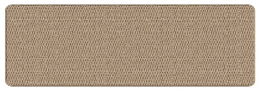 Tapete/passadeira 50x150 cm aspeto sisal cor areia