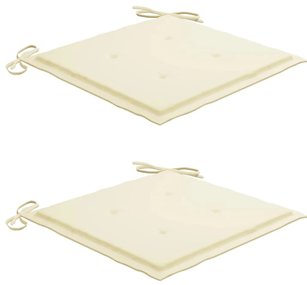 Cadeira de baloiço com almofadão cor creme teca maciça