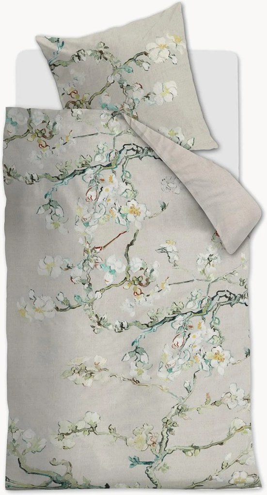 Conjunto de roupa de cama em cetim de algodão Blossom