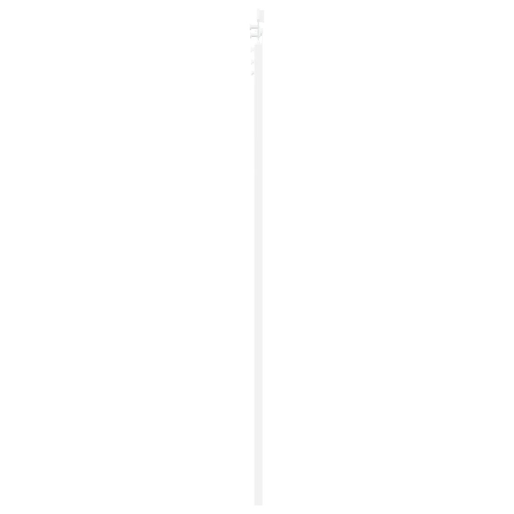 Porta deslizante vidaXL com kit de hardware Branca 73,5x211 cm Madeira