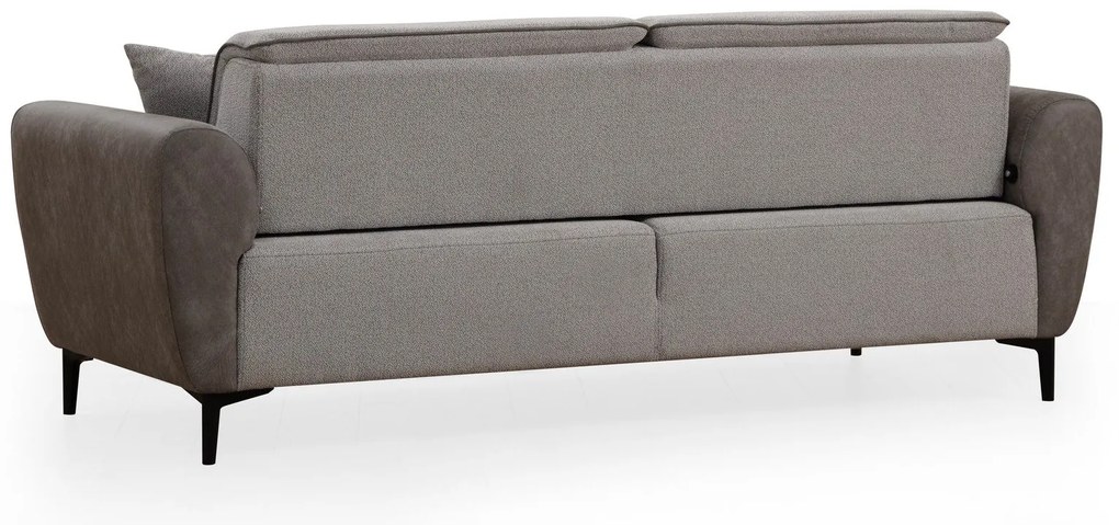 Sofá-Cama 3 Lugares Aren – Cinzento – 215x85x85 cm