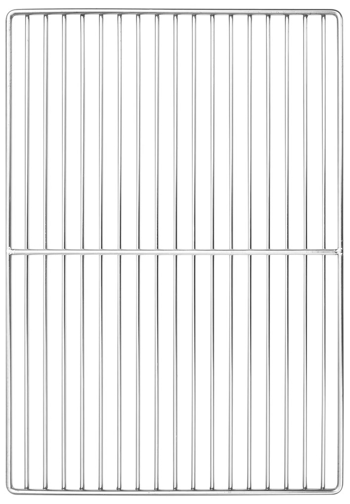 vidaXL Grelha de Churrasqueira com Manípulos Retangular 47x32,5 cm Aço Inoxidável 304