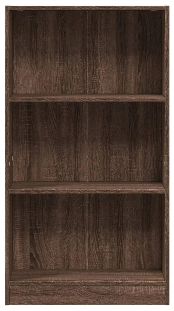 Estante 60x24x109 cm derivados de madeira carvalho castanho
