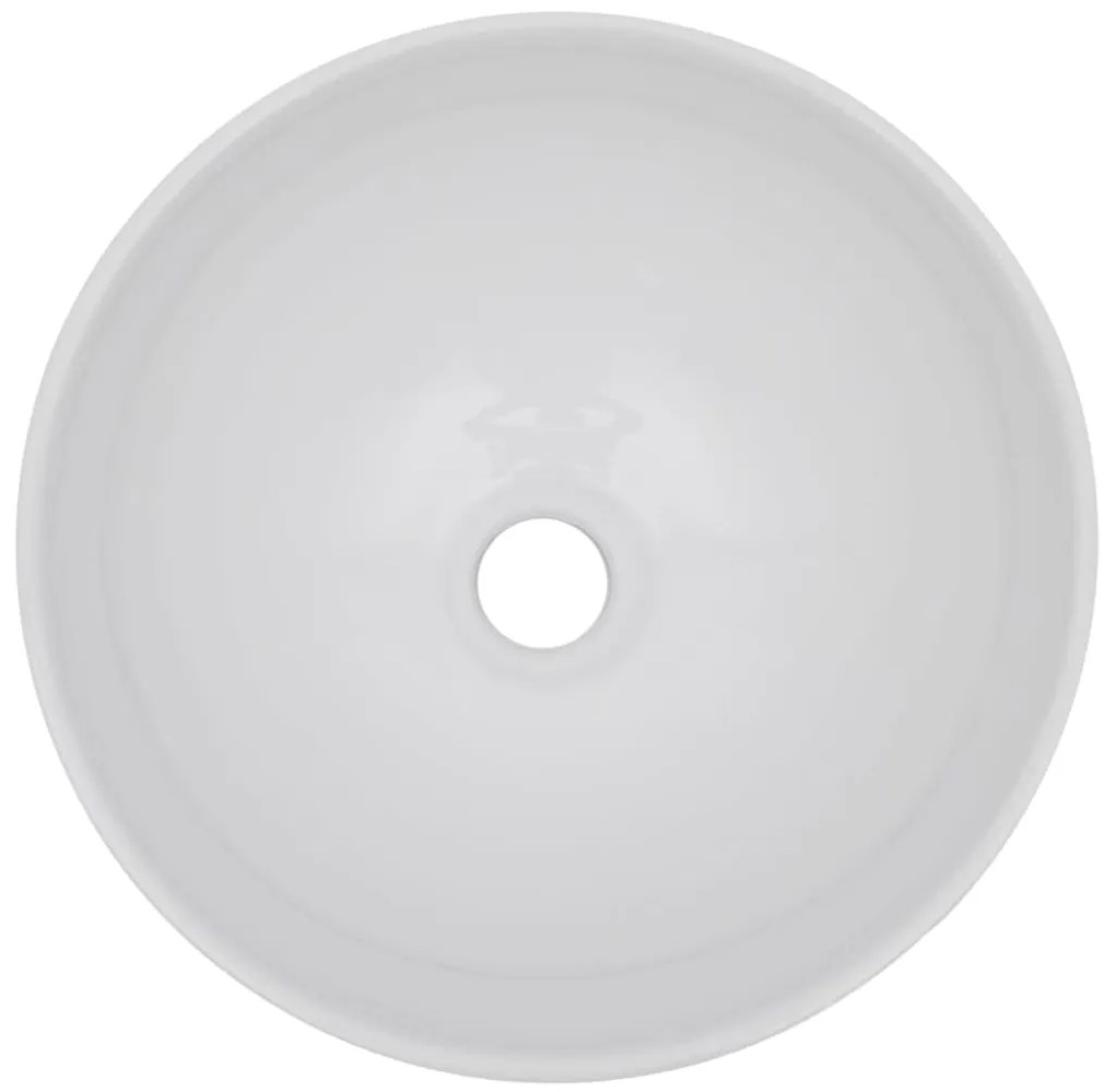 Conjunto de móveis de casa banho 2 peças cerâmica branco