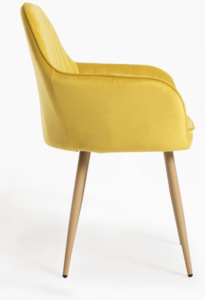 Pack 6 Cadeiras Chic - Amarelo