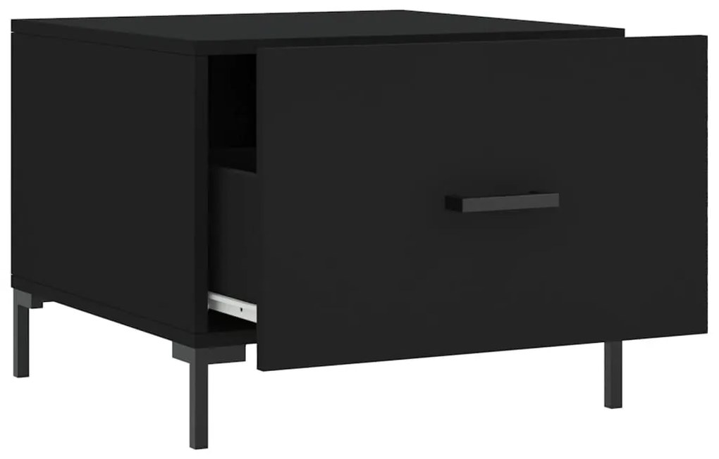 Mesa de centro 50x50x40 cm derivados de madeira preto