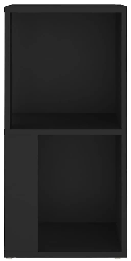 Armário de canto 33x33x67 cm derivados de madeira preto