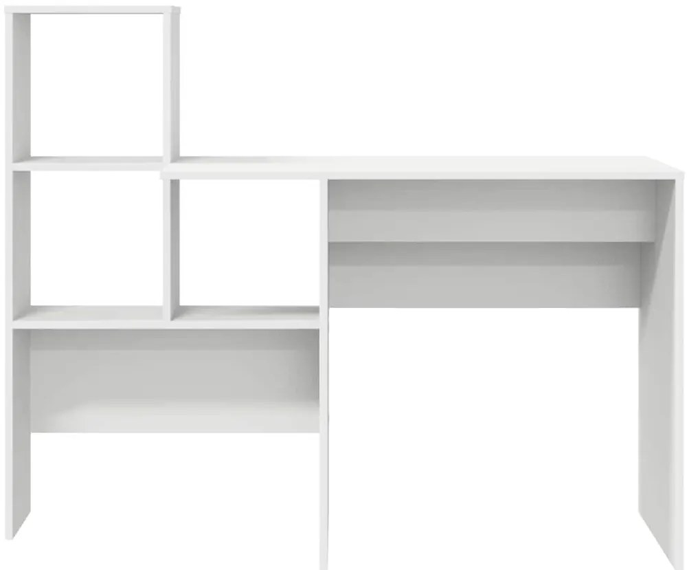 Mesa com gaveta Branco 131.5 x 50 x 106.5 cm Madeira processada
