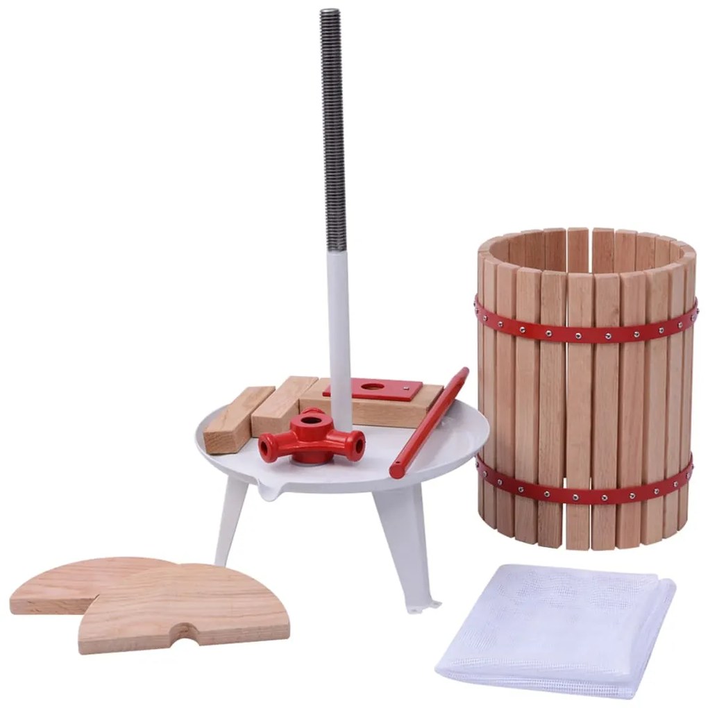2 pcs conjunto de prensa e triturador de fruta e vinho