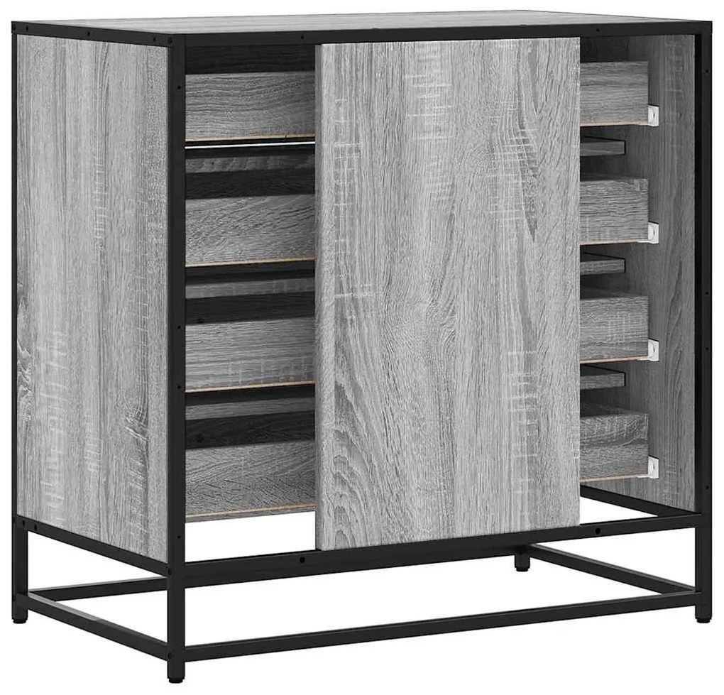 Cómoda com 4 Gavetas - 70x41x70 cm deriv. madeira - cinzento sonoma