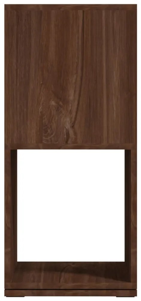 Armário giratório 34,5x34,5x75,5 cm aglom. carvalho castanho