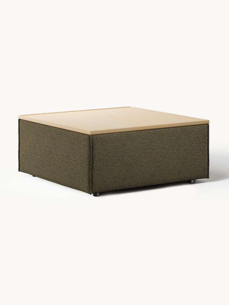 Bouclé Sofa Ottoman Lennon with Storage