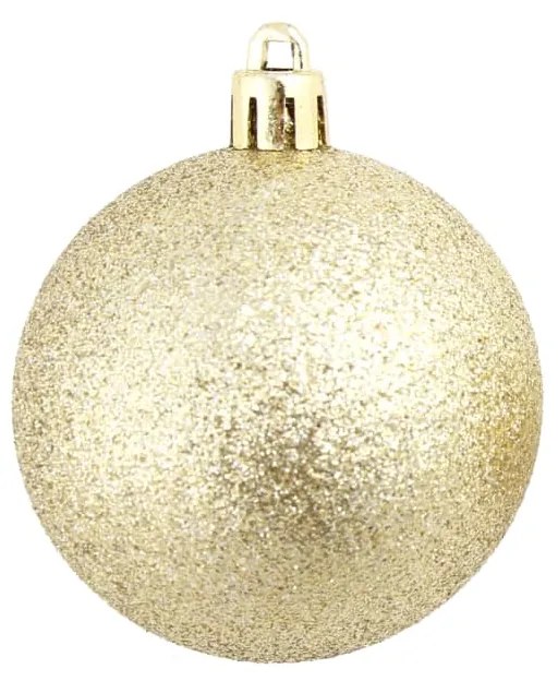 Conjunto de bolas de natal 100 pcs 3/4/6 cm dourado
