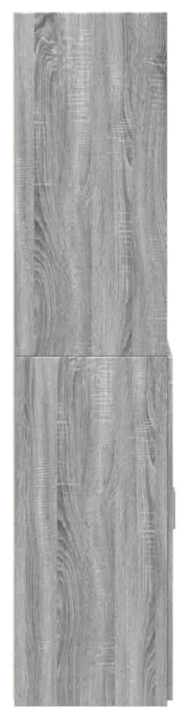 Armário alto 70x42,5x185 cm derivados madeira cinzento sonoma