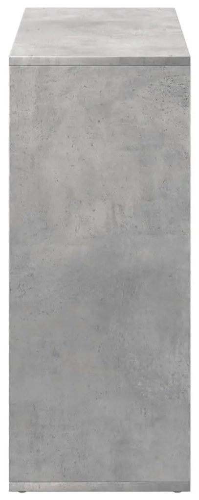 Estante divisória 69,5x29x69,5 cm deriv. madeira cinza cimento