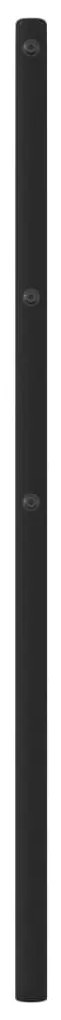 Cabeceira de cama 200 cm metal preto