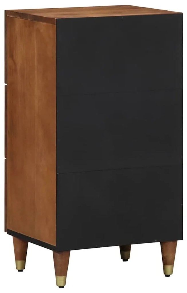 Aparador Castanho claro Madeira Sólida 40 x 33 x 75 cm Aparador