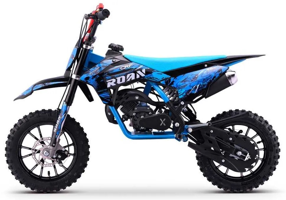 MINI MOTO Crianças MINICROSS gasolina 49cc Roan CRF 10/10" 3.5cv Azul