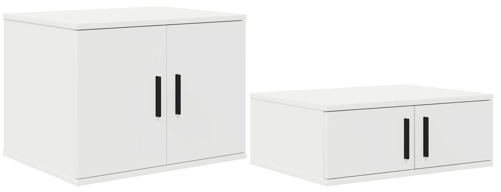 Estrutura de Cama Armazenagem Branca 100x200 cm