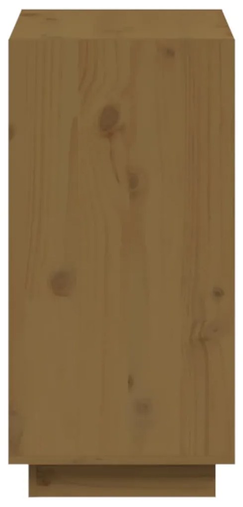 Estante para livros 60x35x71 cm pinho maciço castanho-mel