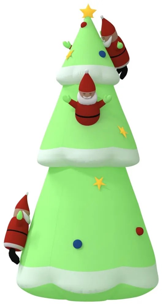 Árvore Natal insuflável com luzes LED 500 cm