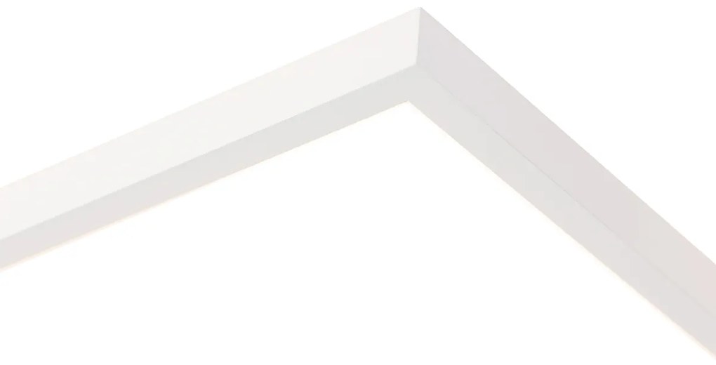Candeeiro de teto branco com LED regulável em 3 níveis 5 luzes - Lejo Design