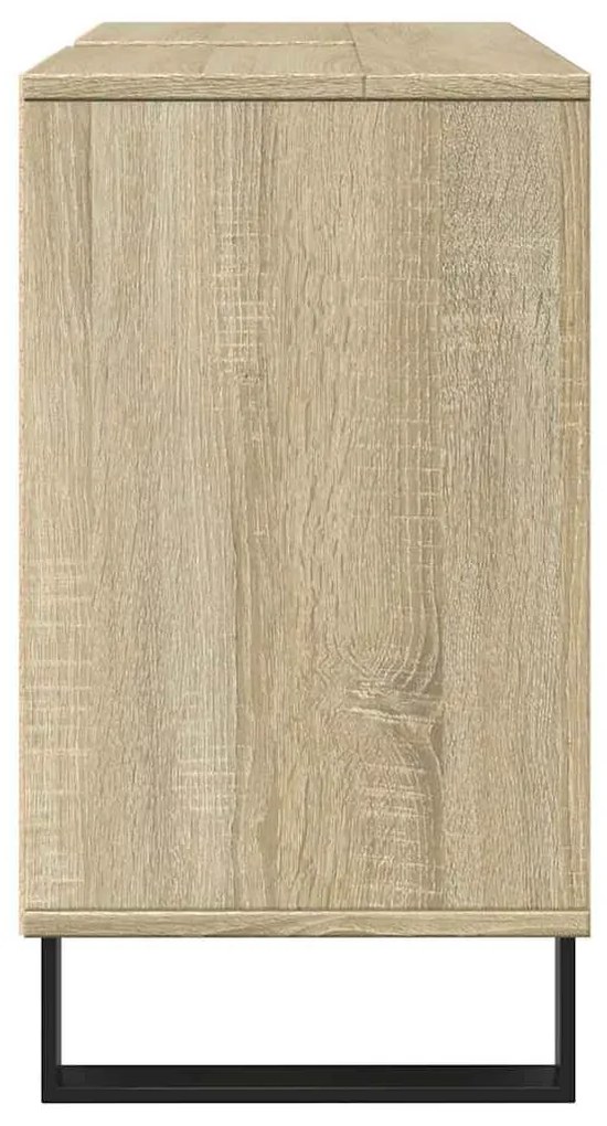 Armário p/ casa banho 80x33x60cm deriv. madeira carvalho sonoma