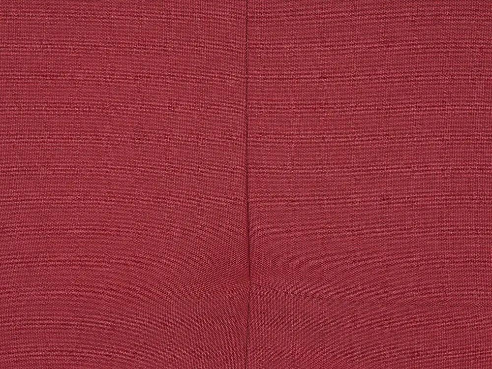 Chaise-longue em tecido vermelho ALSTEN Beliani