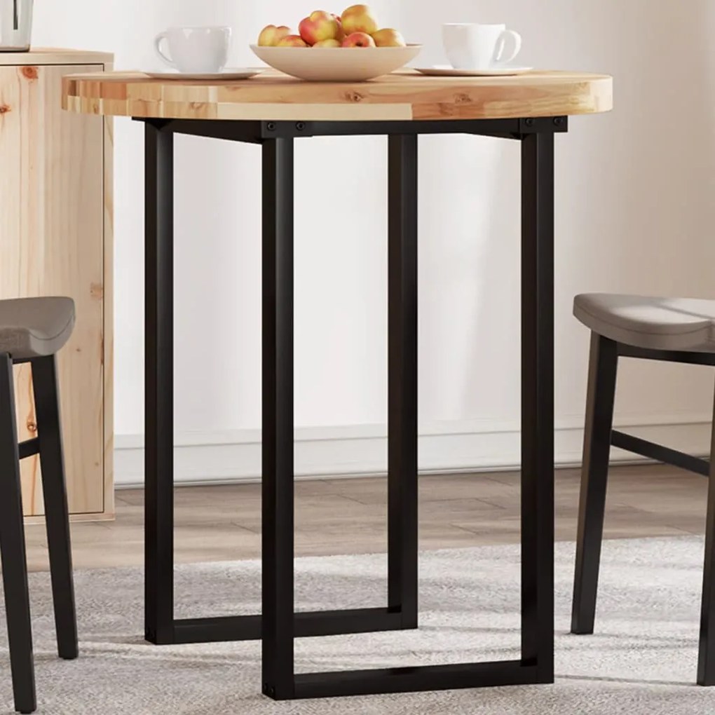 vidaXL Tampo de mesa redondo Ø70x4 cm madeira de acácia maciça