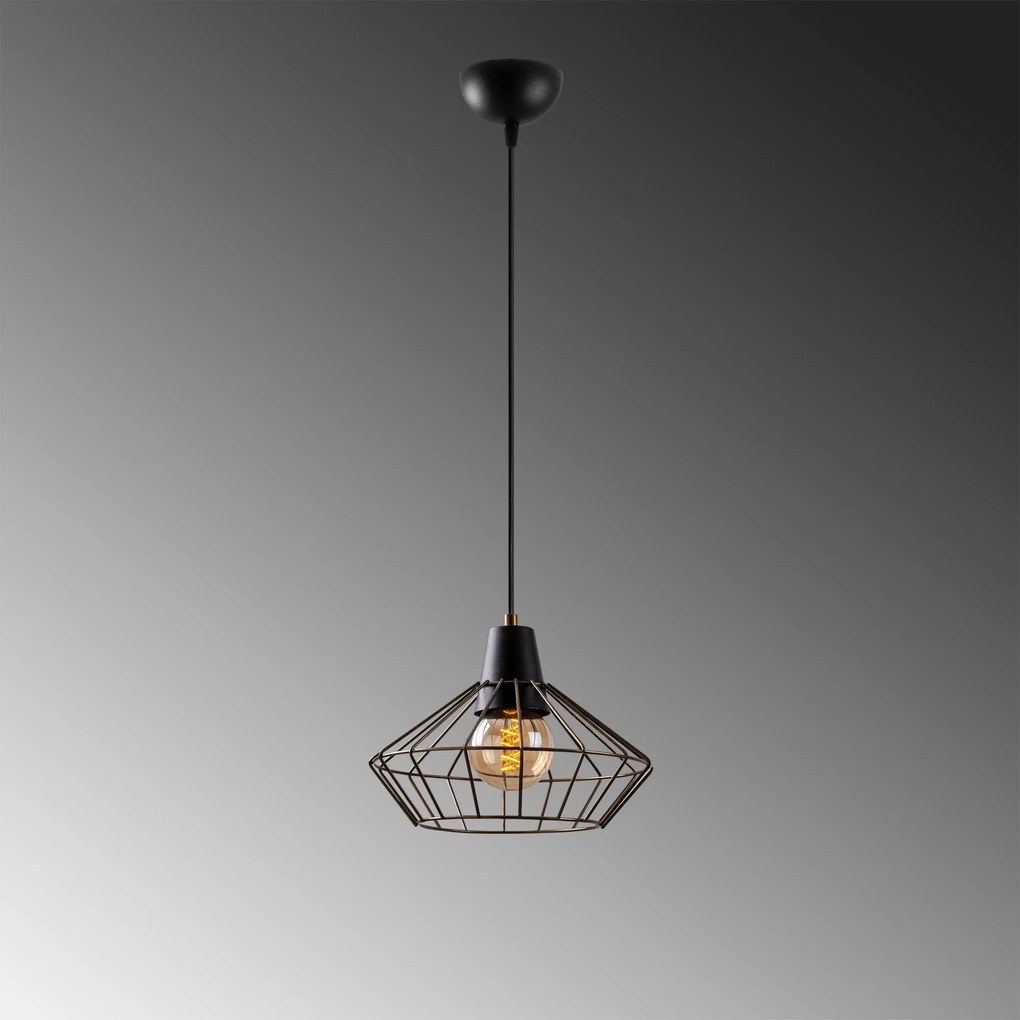 Candeeiro de Teto Wire – Vintage – 30 x 30 cm