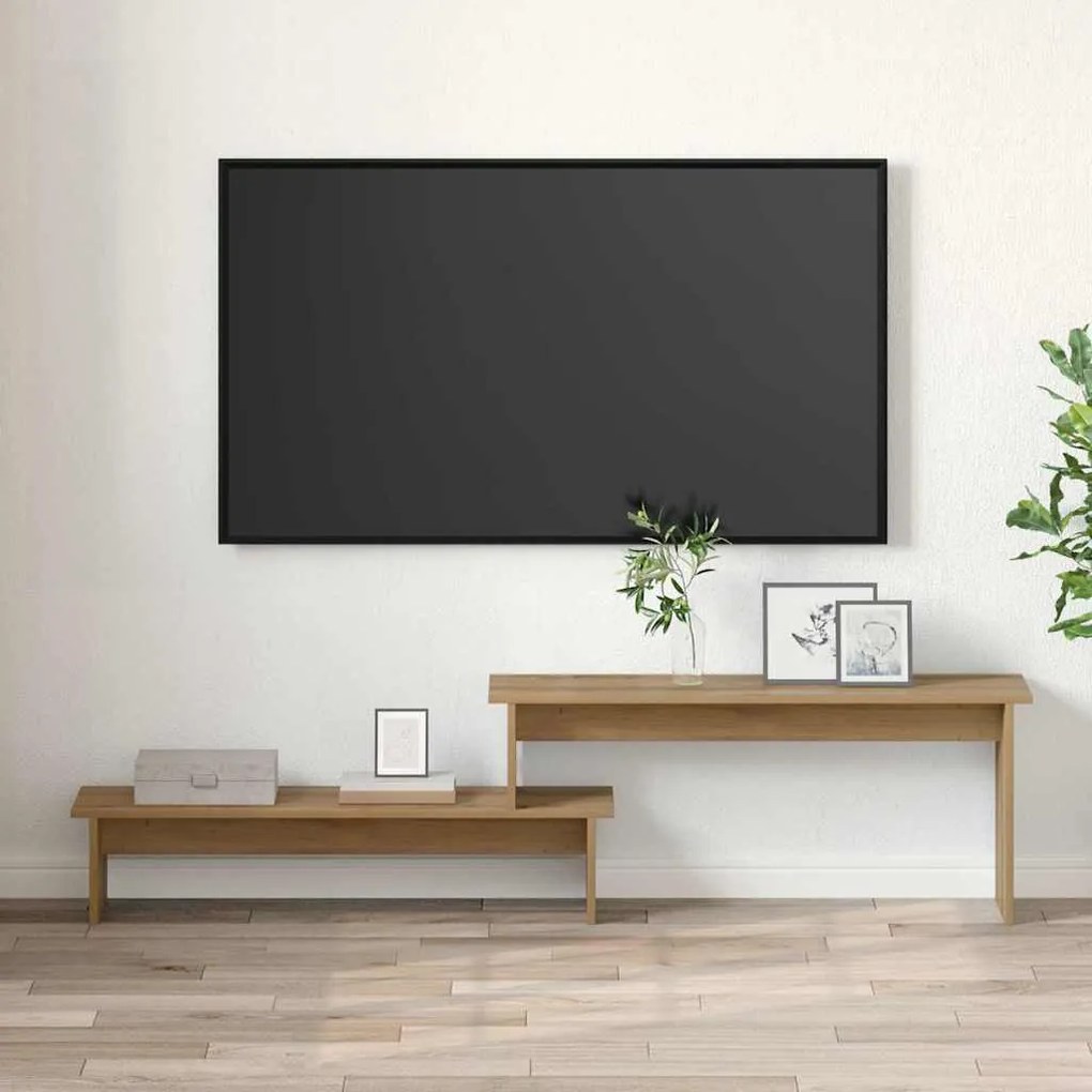 Gabinete para TV carvalho artisiano 180 x 30 x 43 cm