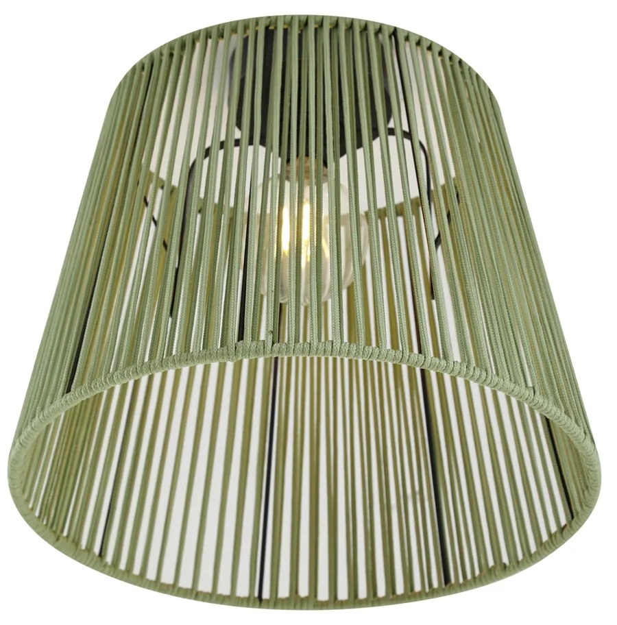 Plafon de exterior com corda verde IP54 - Jayla Japandi
