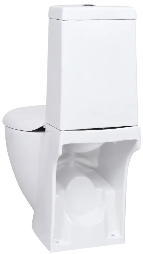 Sanita WC redonda cerâmica c/ descarga água inferior branco