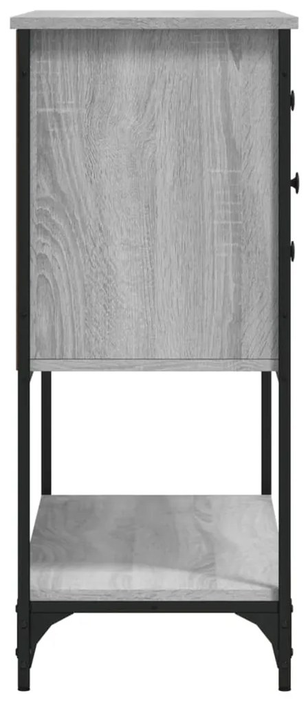 Aparador 100x36x85 cm derivados de madeira cinzento sonoma