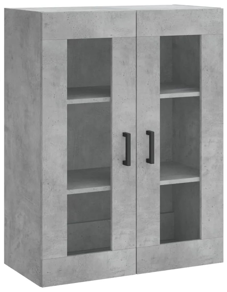 Armário alto 69,5x34x180 cm derivados de madeira cinza cimento