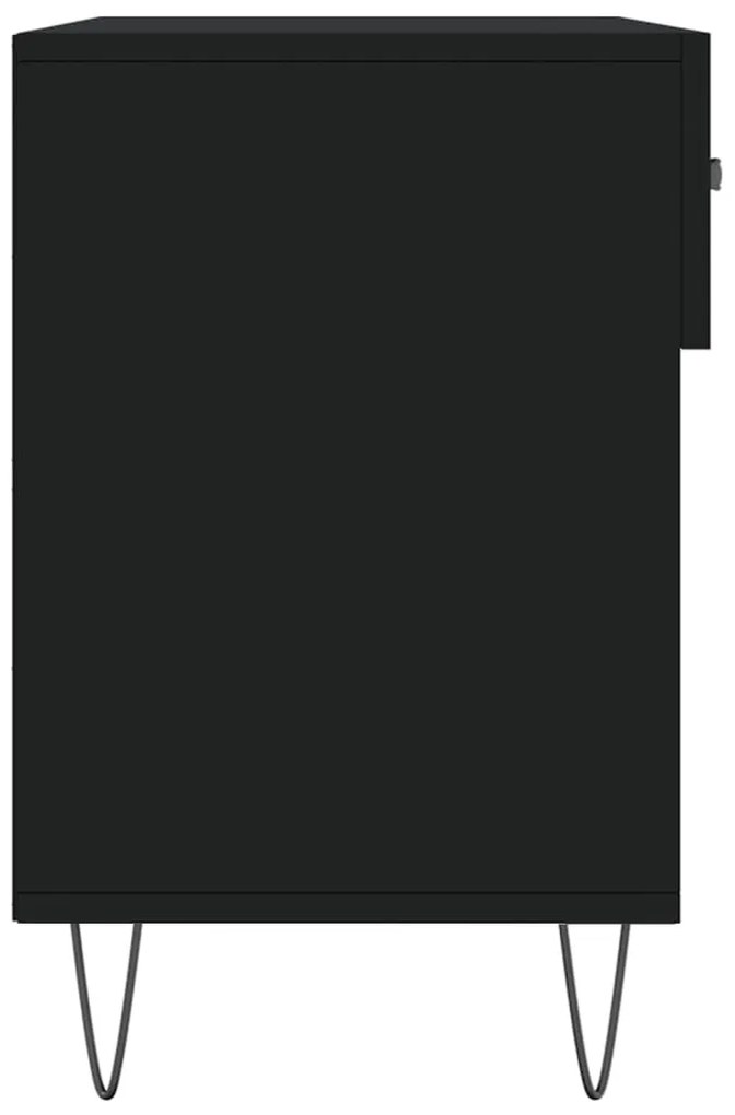 Banco sapateira 102x35x55 cm derivados de madeira preto