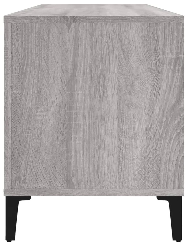 Armário p/ discos 100x38x48cm derivados madeira cinzento sonoma