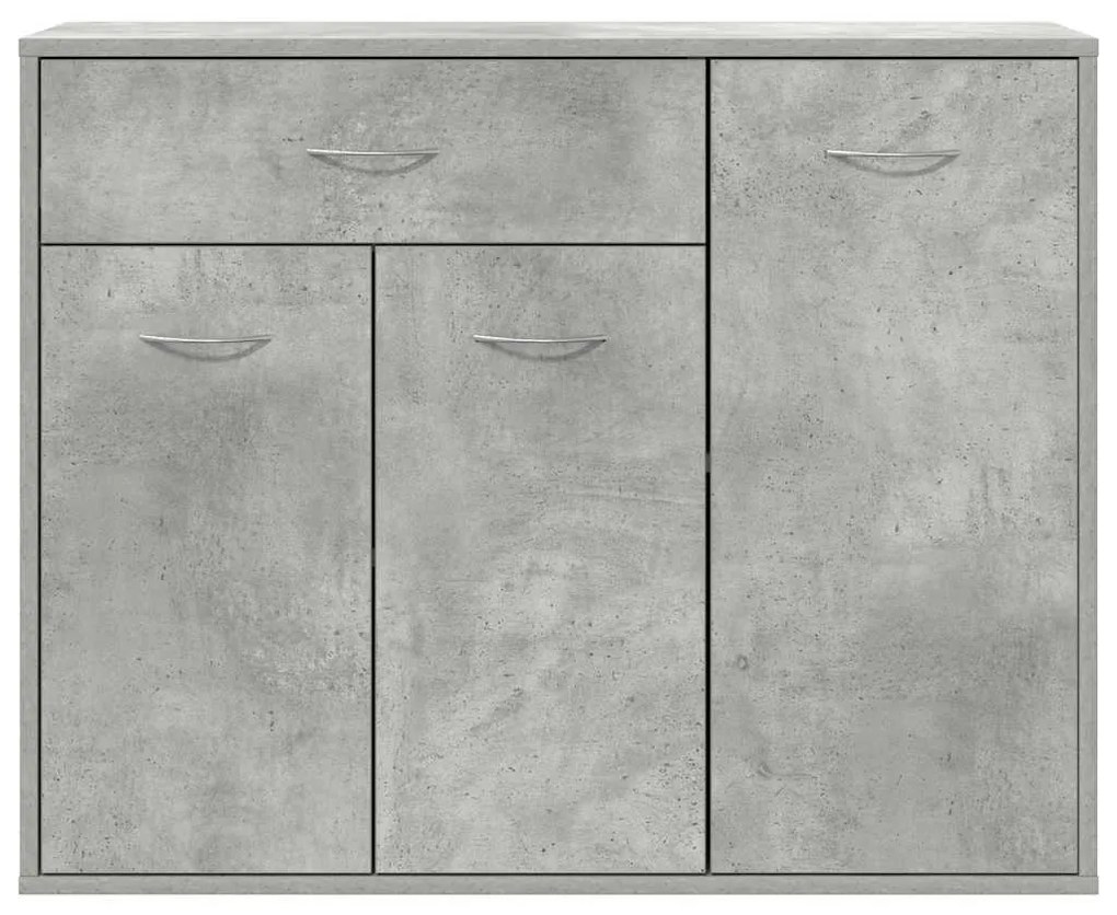 Aparador 88x30x70 cm contraplacado cinzento cimento