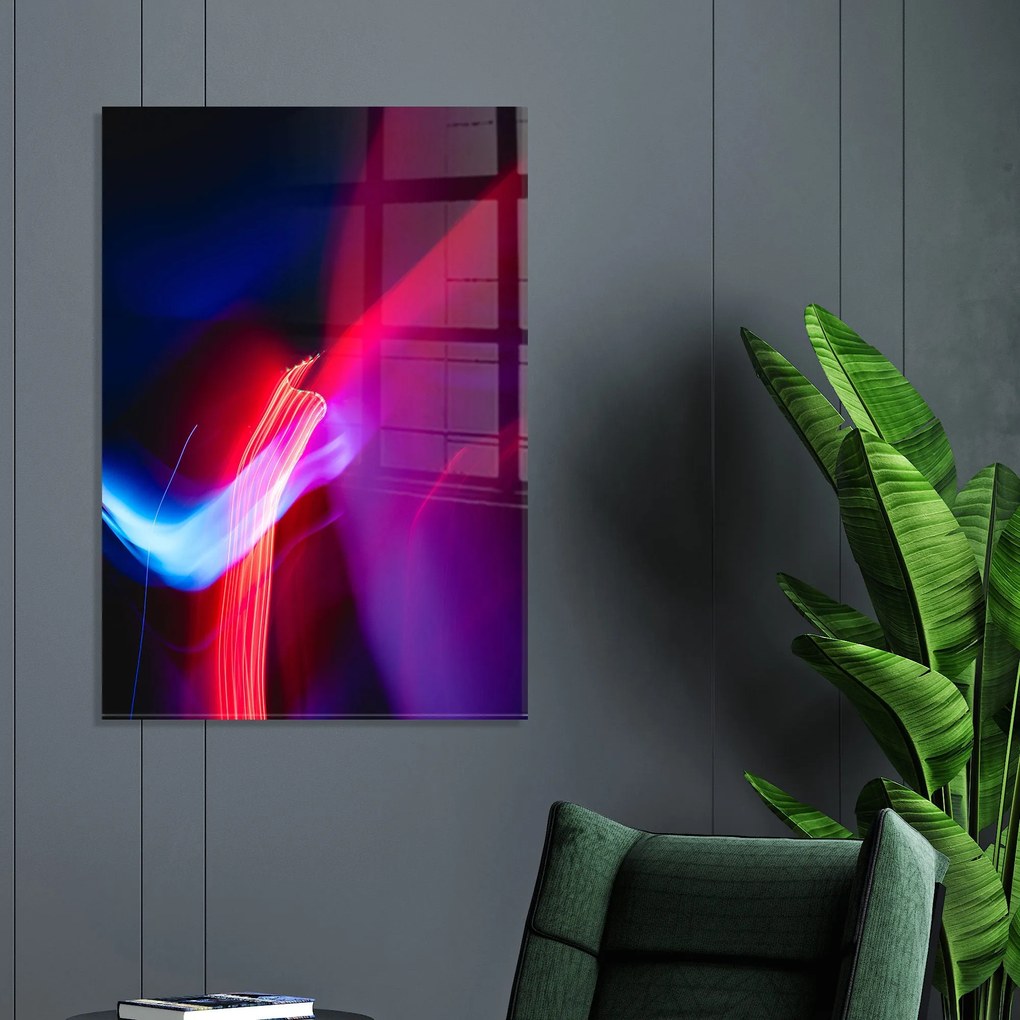 Pintura Decorativa em Vidro Temperado UV-011 – Multicolor – 70 x 100 c