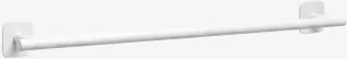 Toalheiro Adesivo De Parede Com Barra 60 Cm Para Casa De Banho Em Aço Inoxidável Ondreli Branco - Sklum