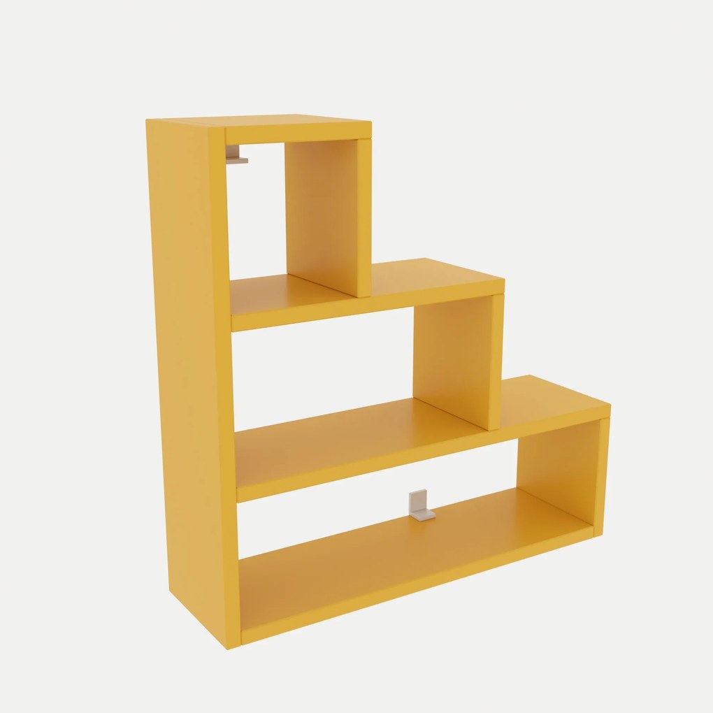 Prateleira de Parede Piramit – Amarela – 62x62x18 cm