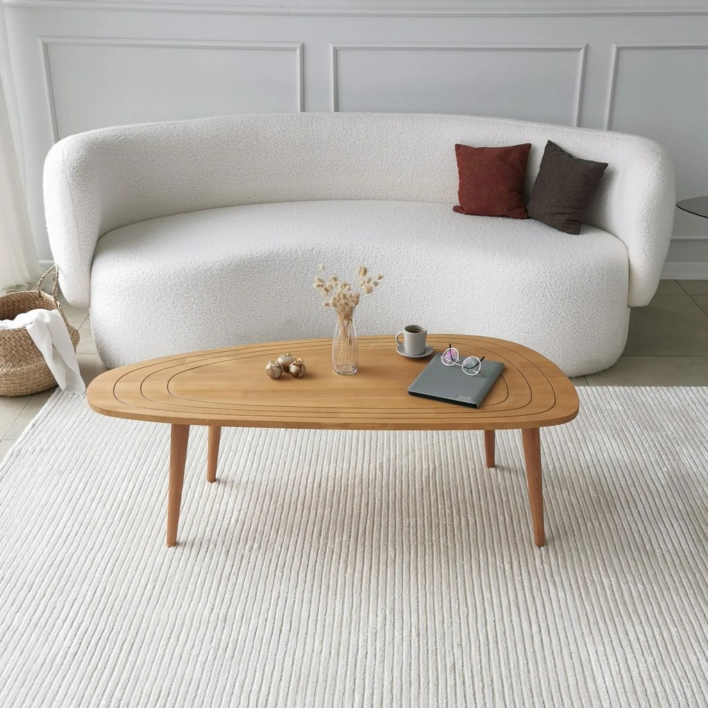 Mesa de Café Sweet – Cor Teak – 115x38x50cm