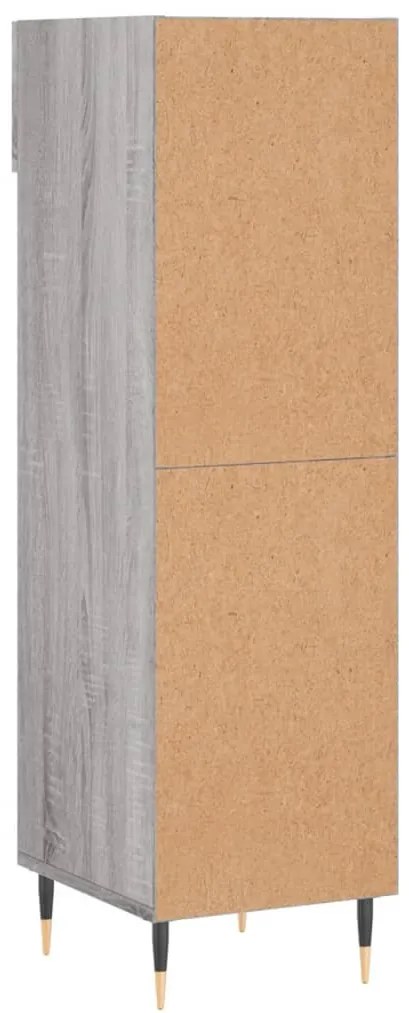 Sapateira 30x35x105 cm derivados de madeira cinzento sonoma