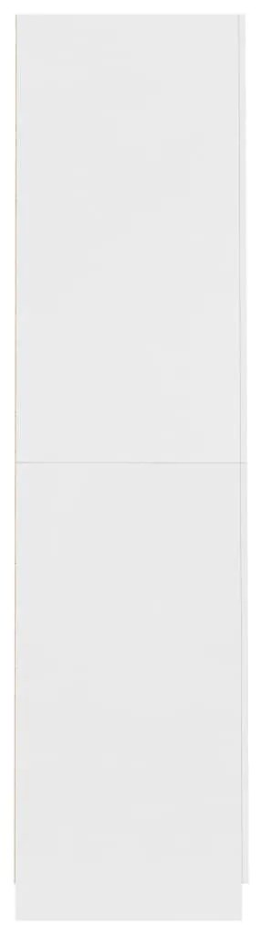 Roupeiro 90x52x200 cm derivados de madeira branco