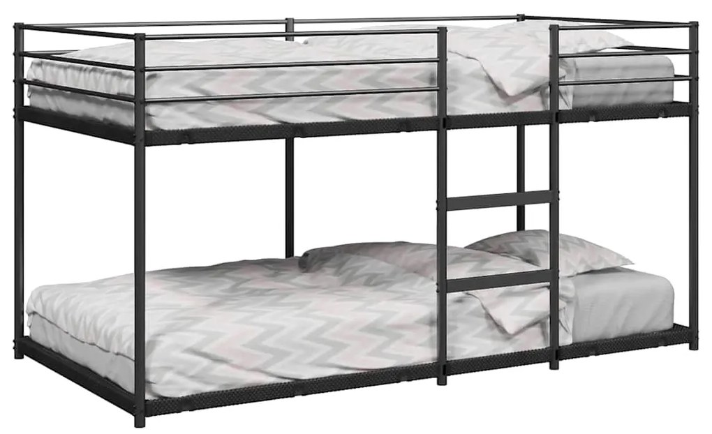 Beliche sem colchão 100x190 cm aço preto