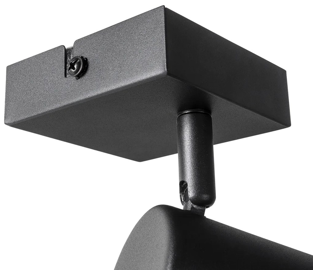 LED Foco inteligente ajustável quadrado preto com Wi-Fi GU10 - Jeana Moderno