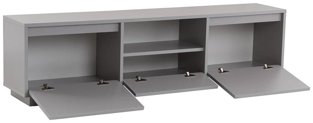 Móvel de TV Vanguard – Cinzento – 160x42x29,5 cm