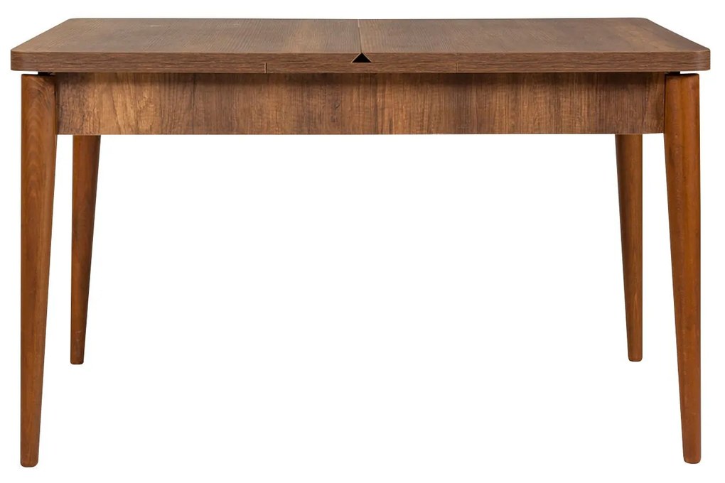 Conjunto de Mesa de Jantar Extensível e Cadeiras Vina – Nogueira – Mes